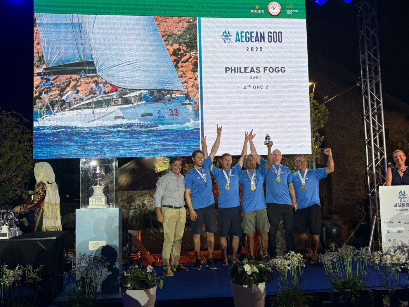 Aegean600 2025 2nd place in ORC2